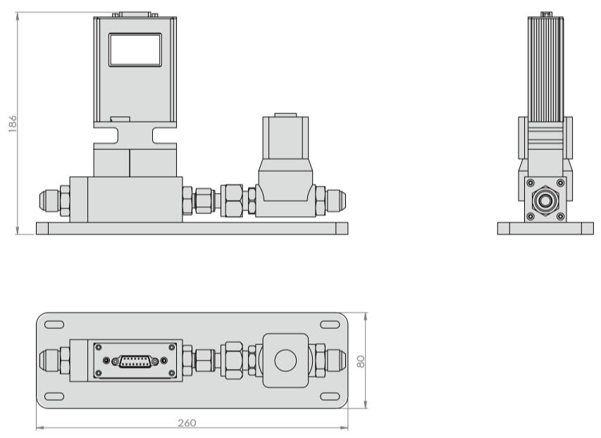高温型质量流量计/控制器 高温型质量流量计/控制器